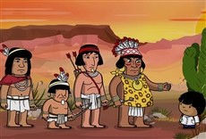 Escena de La Asombrosa excursión de Zamba con Juana Azurduy