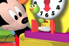 Escena de Mickey en el País de las Maravillas