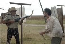 Escena de La masacre de Texas: el inicio