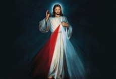 Escena de La misericordia del señor llena la tierra