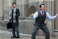 Escena de Dos colgados muy fumados: Harold y Kumar en Navidad