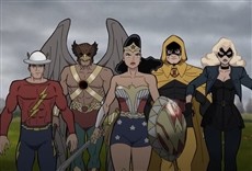 Escena de Sociedad de la Justicia: Segunda Guerra Mundial