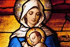 Escena de La virgen en Latinoamérica