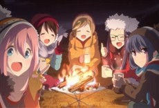 Escena de Laid-Back Camp
