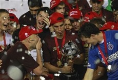 Escena de Lanús campeón Copa Sudamericana 2013