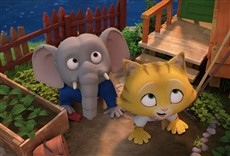 Escena de Las aventuras de la pera gigante