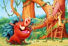 Escena de Las aventuras de Timón y Pumba