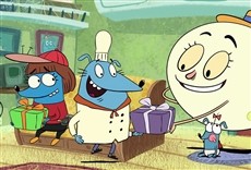 Escena de Let's Go Luna!: Luna's Christmas Around the World