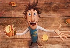 Escena de Lluvia de hamburguesas