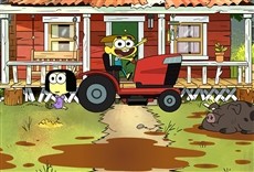 Escena de Los Green en la gran ciudad