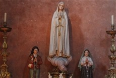 Escena de Los tres pastorcitos de Fátima