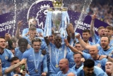 Televisión Manchester City campeón de la Premier League 2021-2022