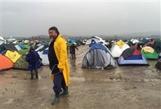 Escena de Marea Humana (Human Flow)