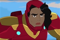 Escena de Marvel Rising: Corazón de hierro