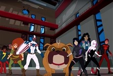 Escena de Marvel Rising: La batalla de las bandas