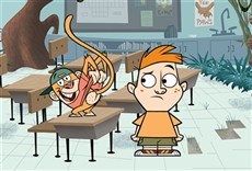 Escena de Mi compañero de clase es un mono