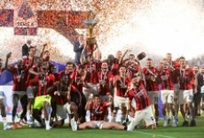 Televisión Milan campeón de la Serie A 2021-2022