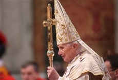 Escena de Misa solemne de la epifanía de nuestro Señor