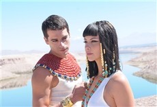 Escena de Moisés y los 10 mandamientos