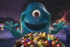 Escena de Monstruos contra alienígenas: calabazas mutantes