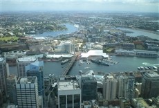 Escena de Puerto de Sídney al descubierto