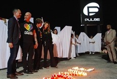 Escena de Pulse: huellas de la masacre