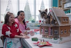 Escena de Puppy Star Christmas