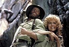 Escena de Quatermain en la ciudad perdida del oro