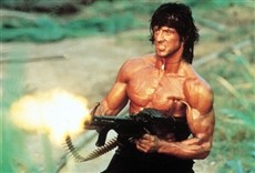 Escena de Rambo: Acorralado Parte II
