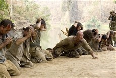 Escena de Rambo IV, regreso al infierno