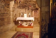 Escena de Regina Coeli desde la Gruta de la Anunciación en N