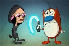 Escena de Ren y Stimpy
