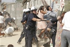 Escena de La retirada