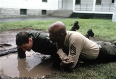 Escena de Oficial y caballero