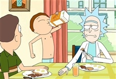Escena de Rick & Morty