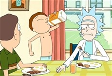 Escena de Rick & Morty