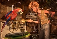 Escena de Robinson. Una aventura tropical