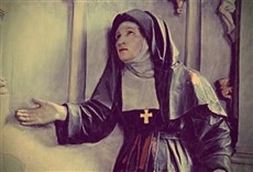 Escena de Santa Margarita, apóstol del Sagrado Corazón