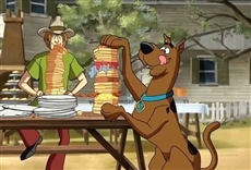 Escena de Scooby Doo duelo en el viejo oeste