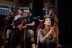 Escena de Shakespeare's Globe: Titus Andronicus