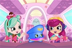 Escena de Shopkins viajan por el mundo