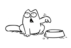 Escena de Simon's Cat