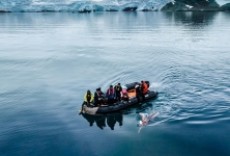 Televisión Sirena de hielo, un nado en el corazón del océano