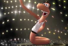 Escena de Sunshine Barry & las lombrices disco