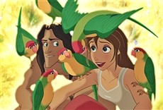 Escena de Tarzán y Jane