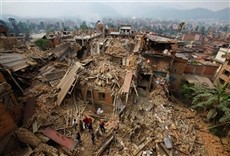 Escena de Terremoto en Nepal