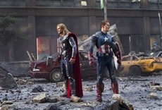 Escena de Los Vengadores de Marvel