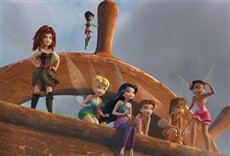 Escena de Campanilla, hadas y piratas