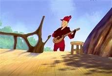 Escena de Tom y Jerry y el valiente Robin Hood