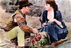 Escena de Tormenta en el desierto